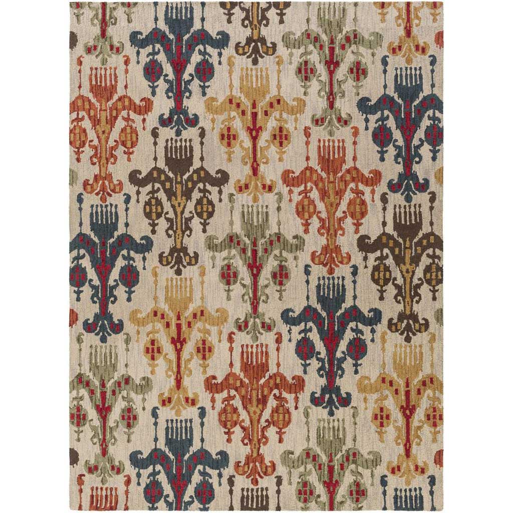 Centennial Navy/Burnt Orange/Dark Red Area Rug
