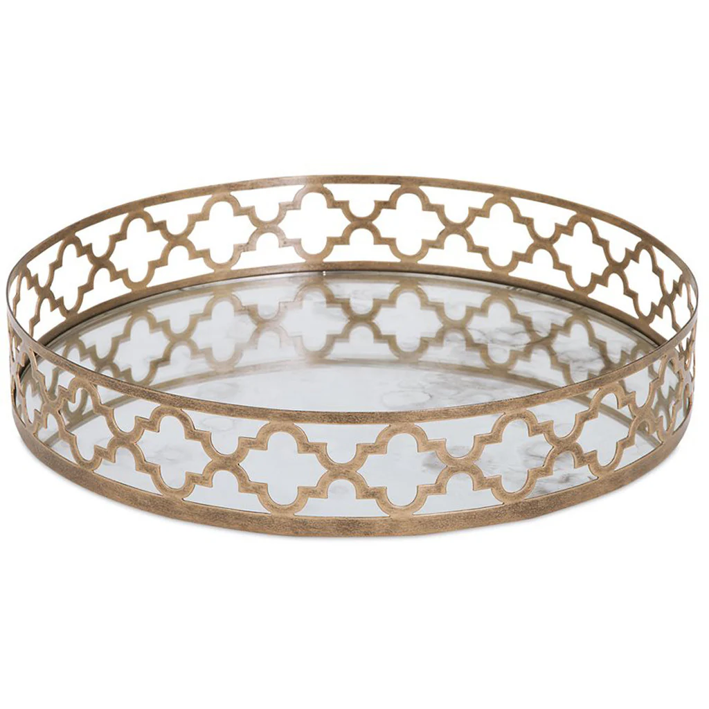 Chautauqua Geometric Mirror Tray