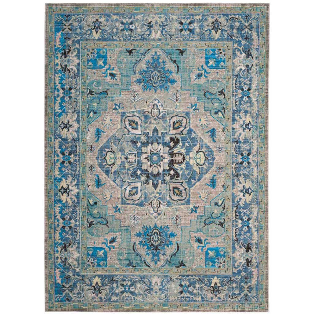 Claremont Blue/Light Gray Area Rug