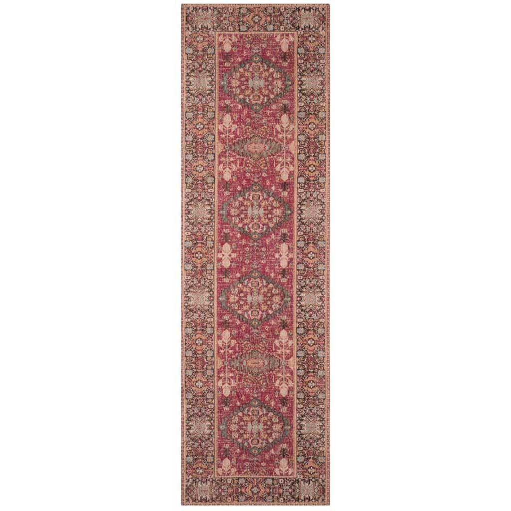Classic Vintage Red/Multi Runner Rug