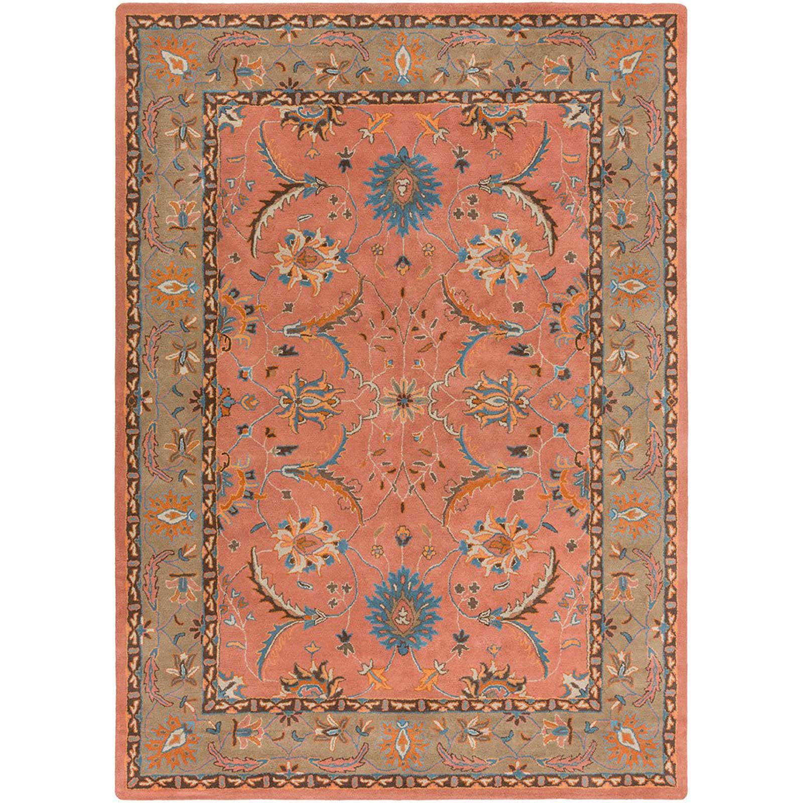 Clifton Rust/Charcoal Area Rug