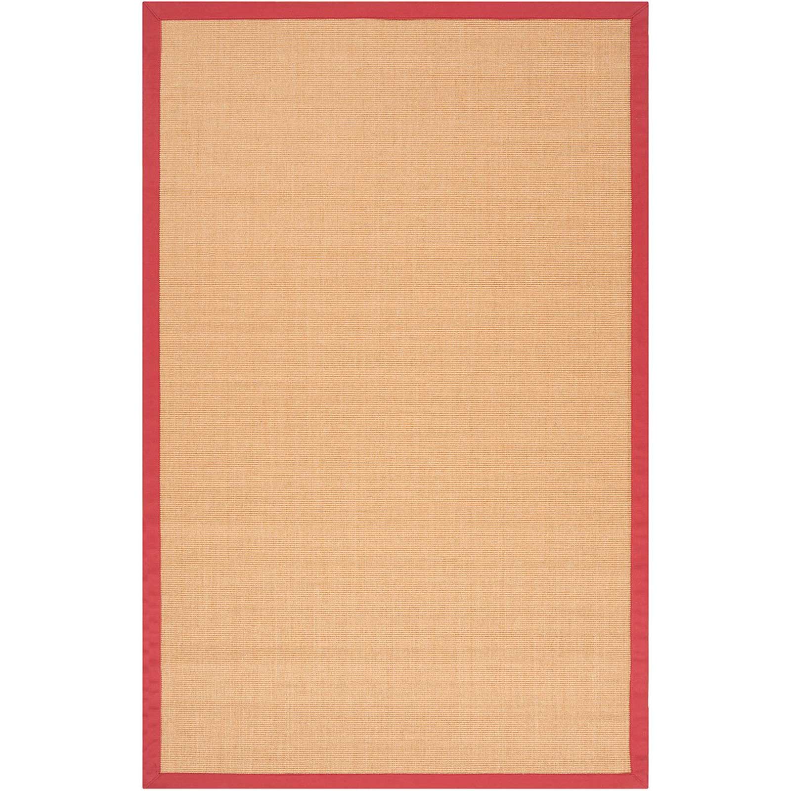 Clinton Burgundy/Beige Area Rug