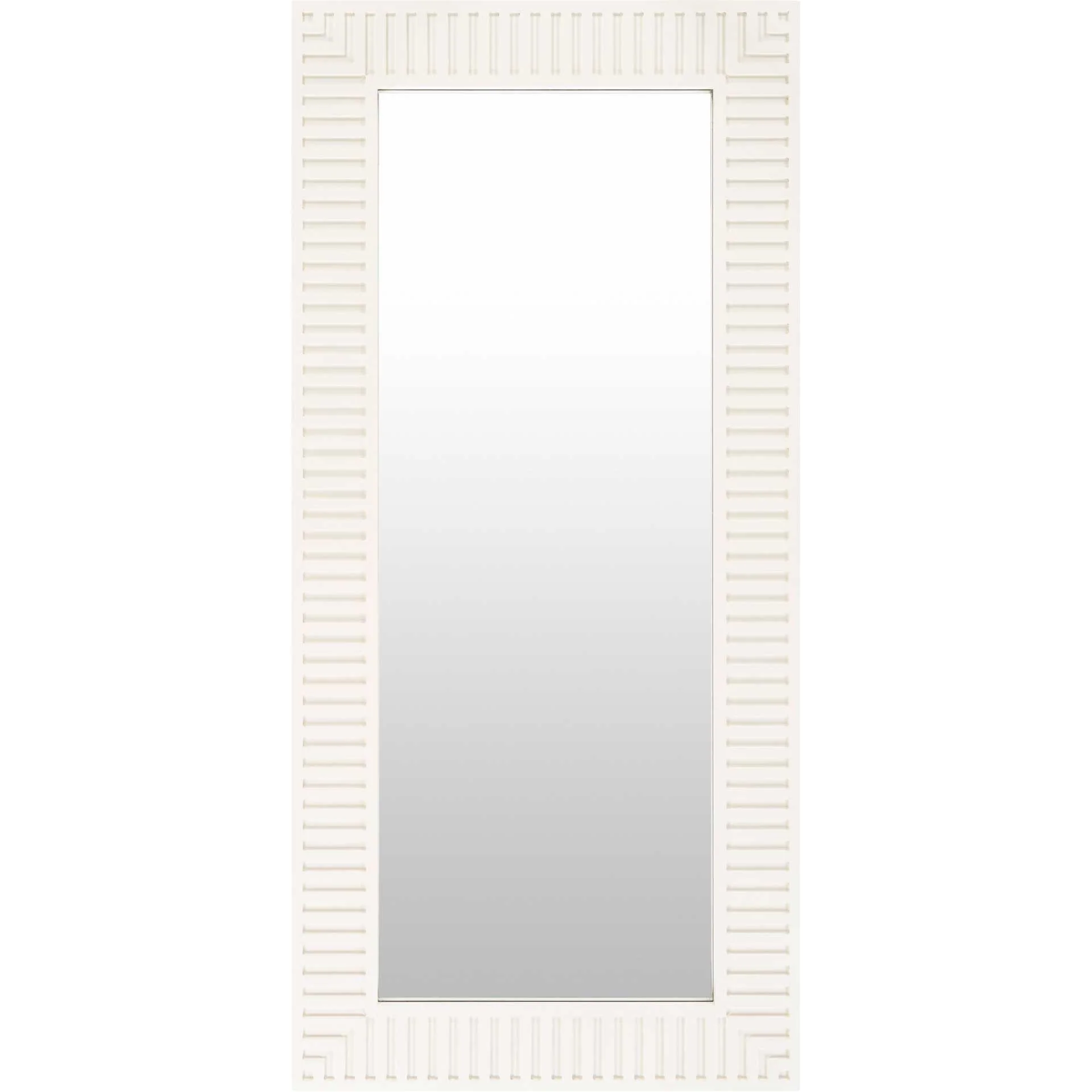 Cole Mirror Ivory/White