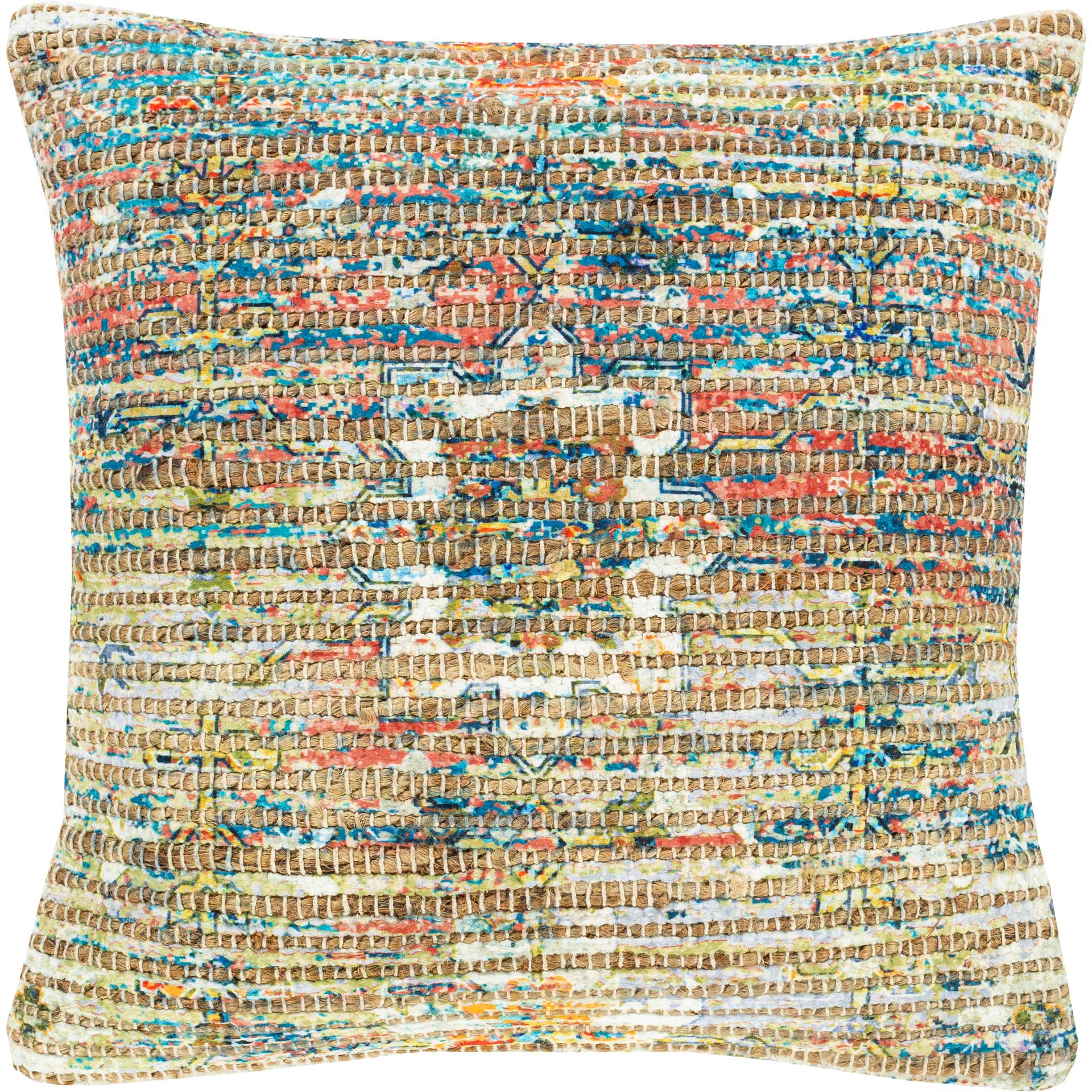 Conrad Pillow Bright Yellow/Ivory/Saffron