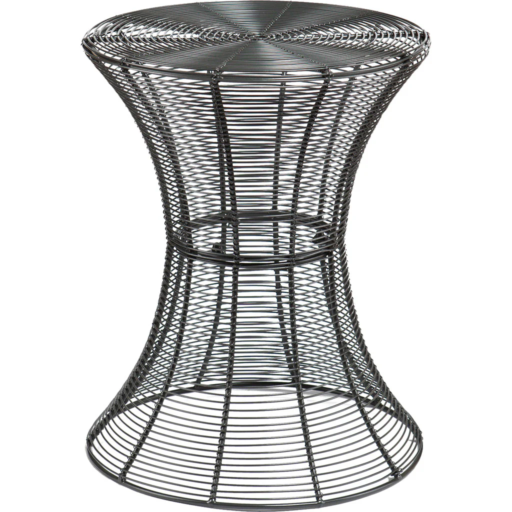 Contour Metal Accent Table Silver