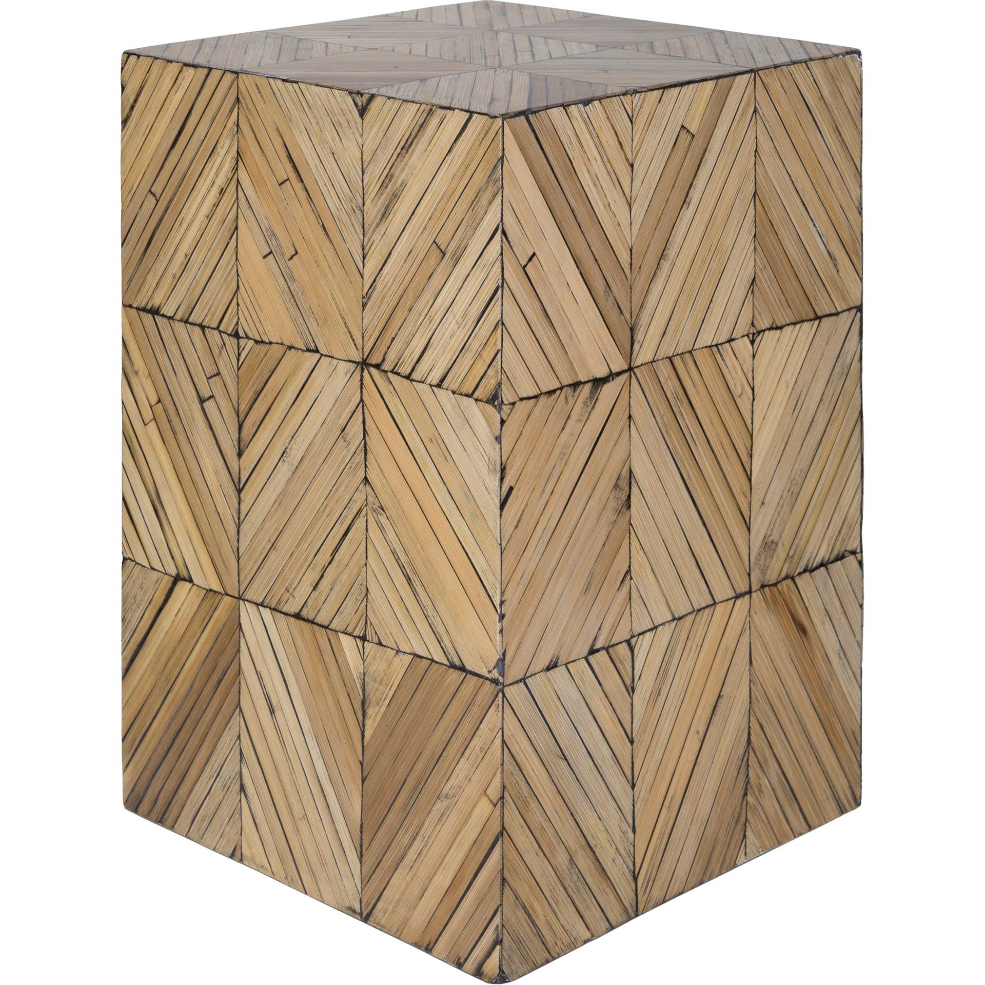 Cordin Garden Stool Natural/Black