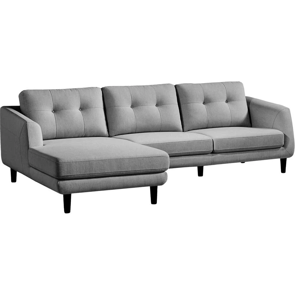 Corinne Sectional Dark Gray