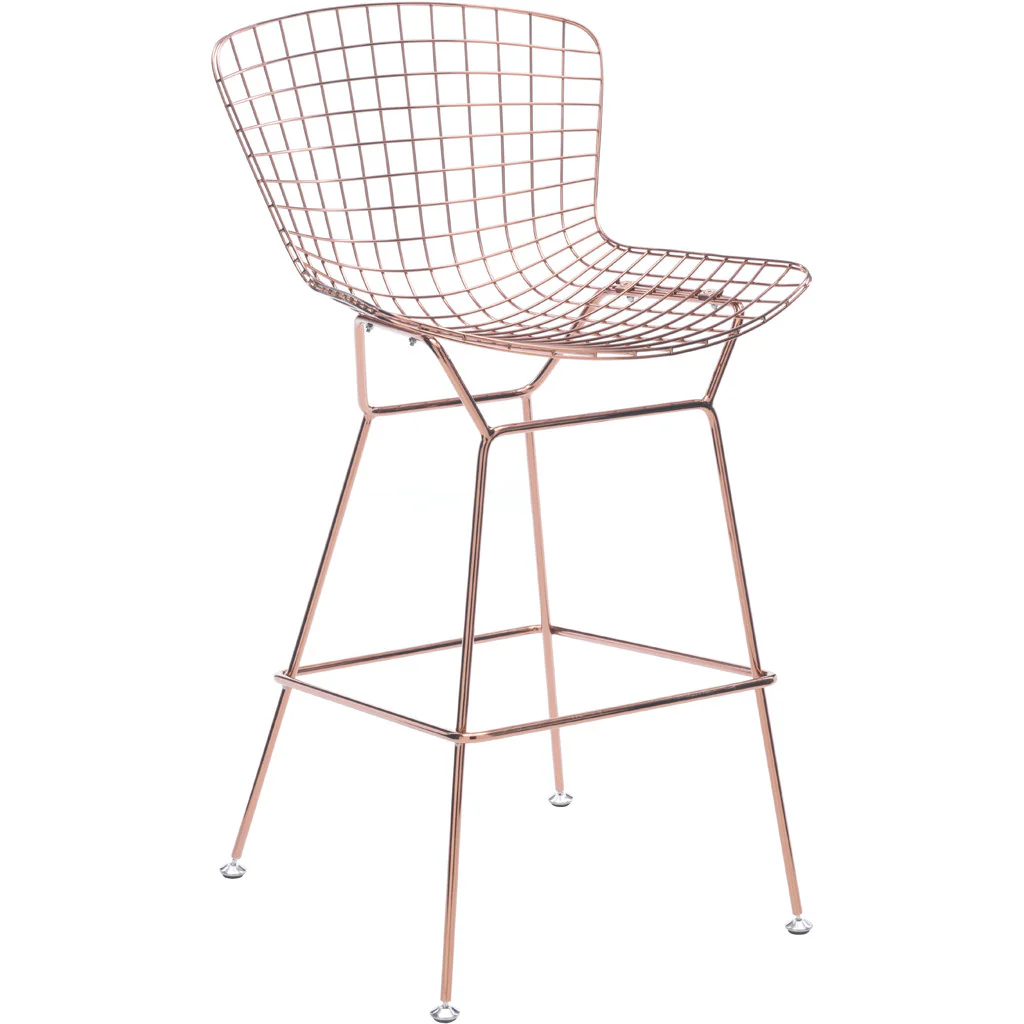 Cross Bar Chair Rose Gold (Set of 2)