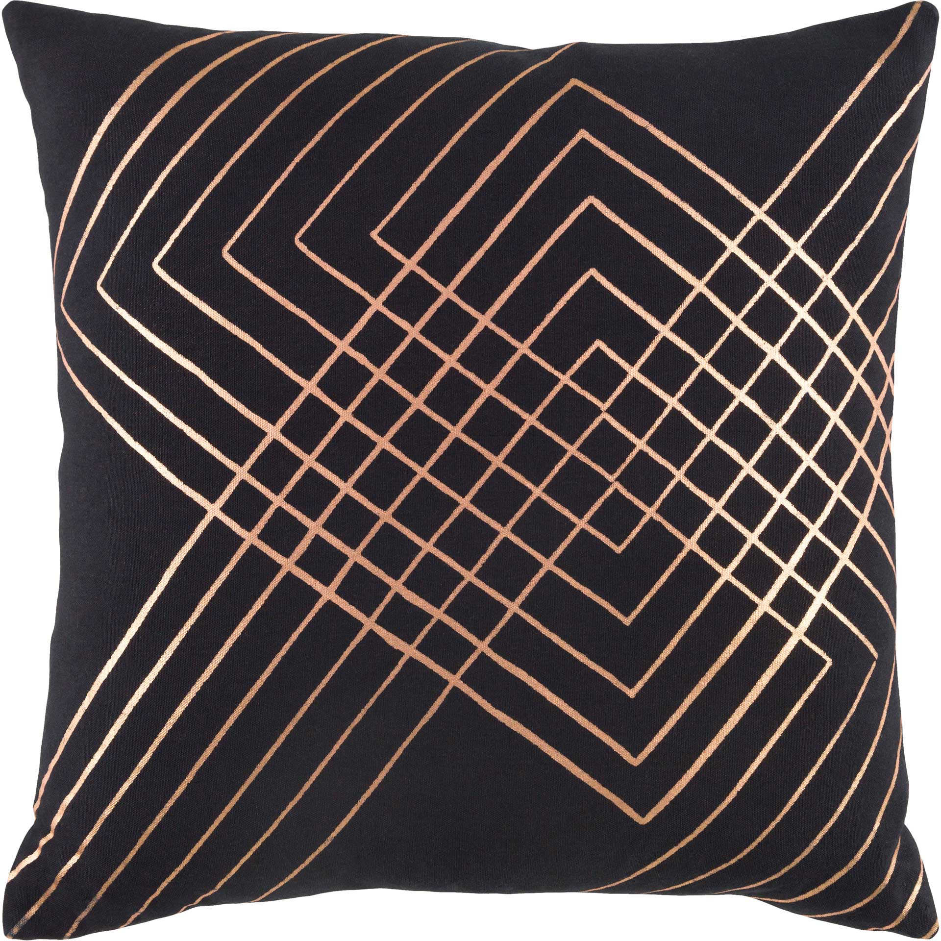 Cruz Pillow Copper/Black