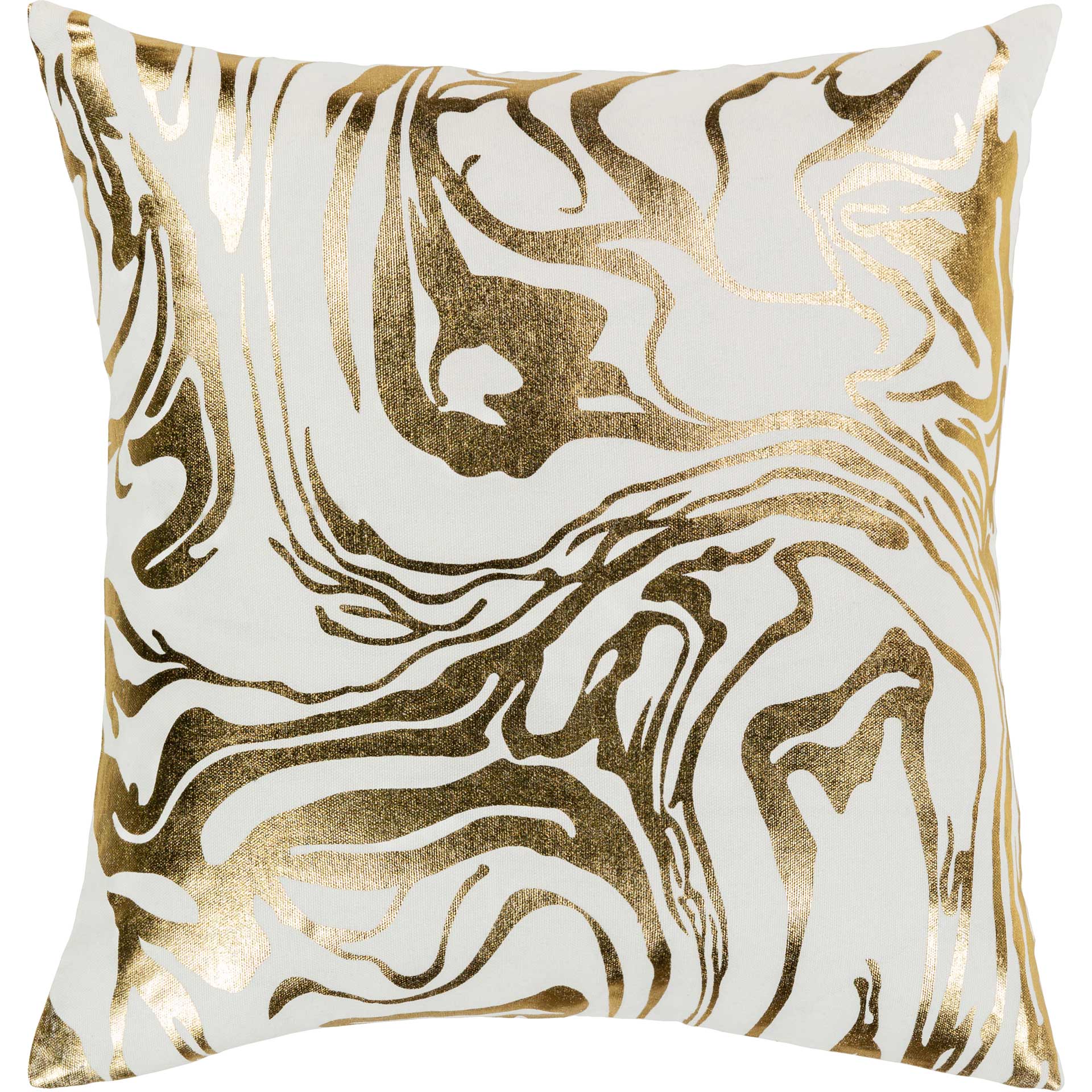 Cruz Pillow White/Gold