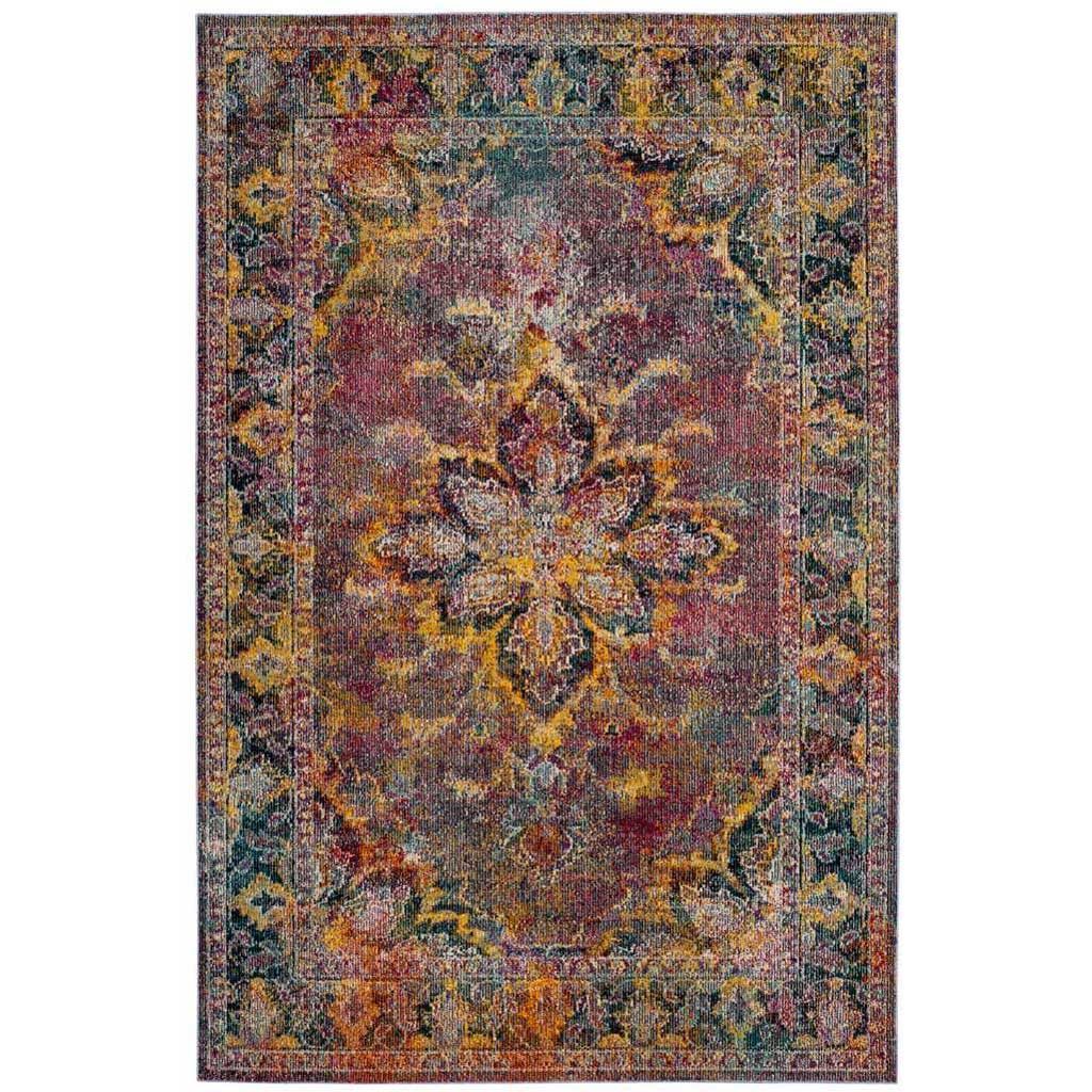 Crystal Navy/Light Blue Area Rug