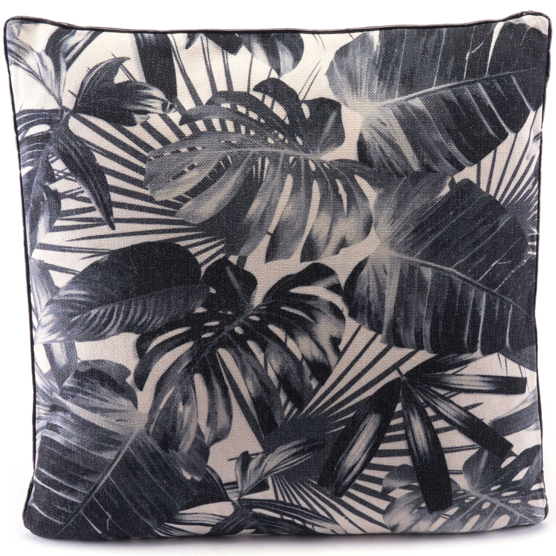 Dark Jungle Pillow Black/Beige
