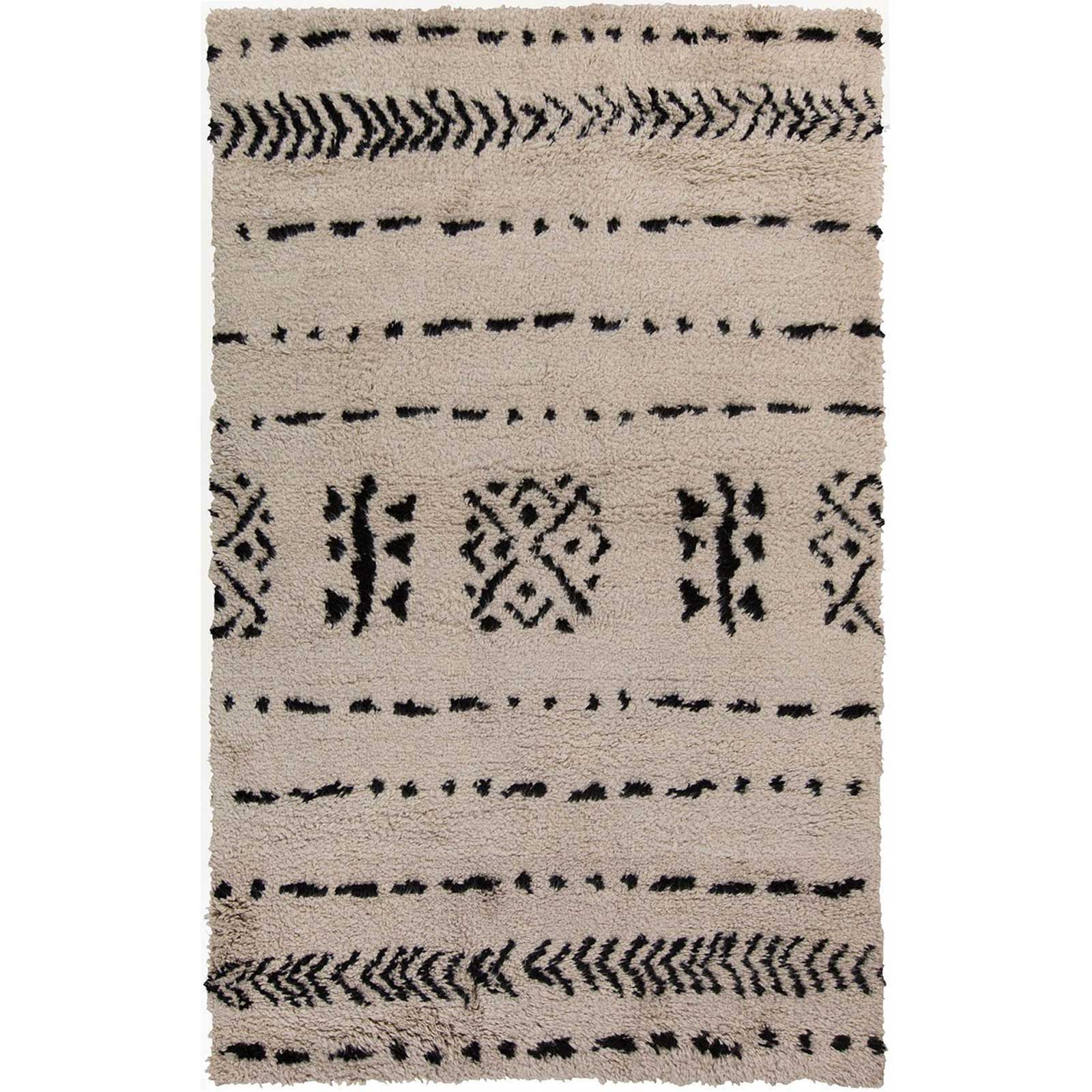 Denali Ivory/Black Area Rug