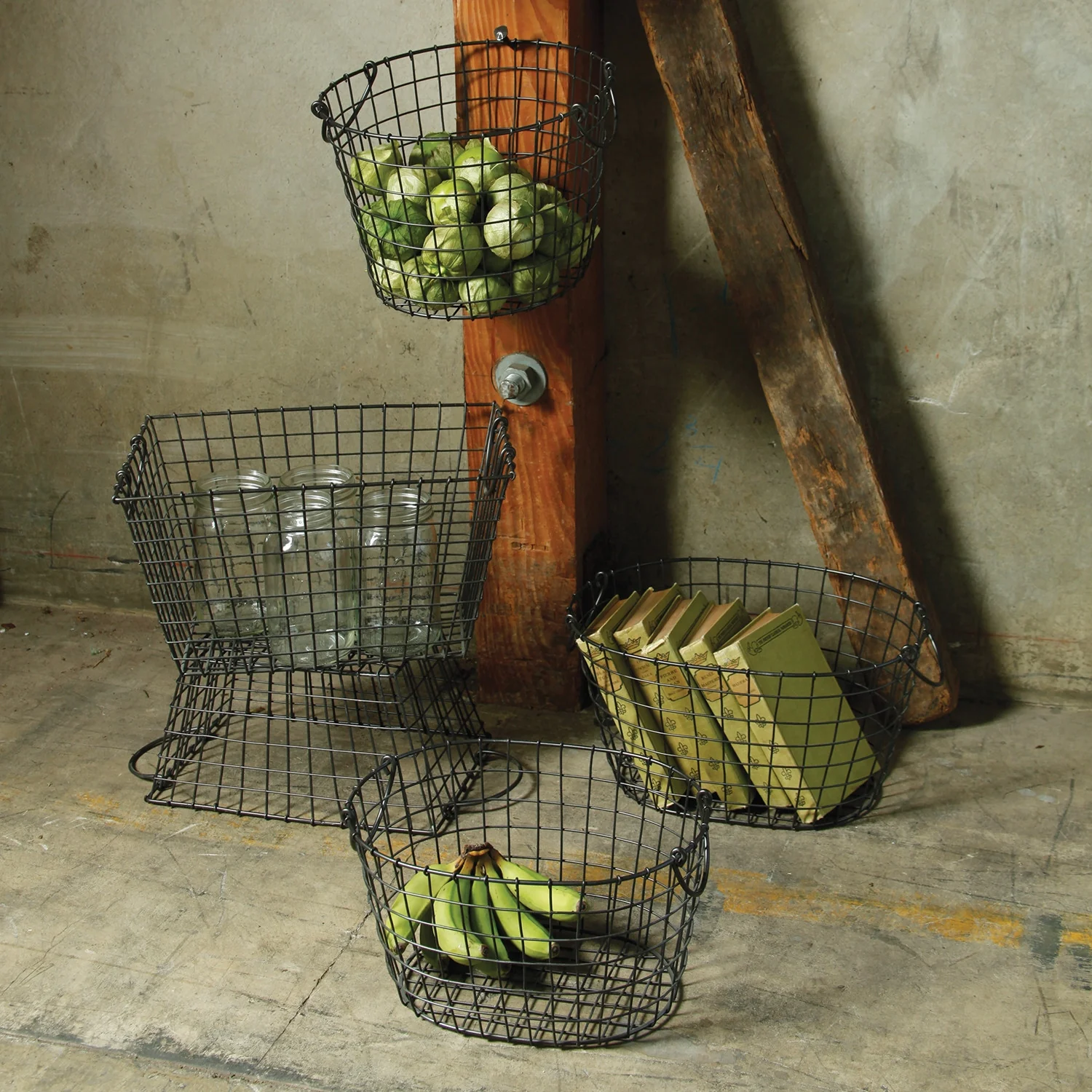 Derby Metal Rectangle Baskets - Image 3