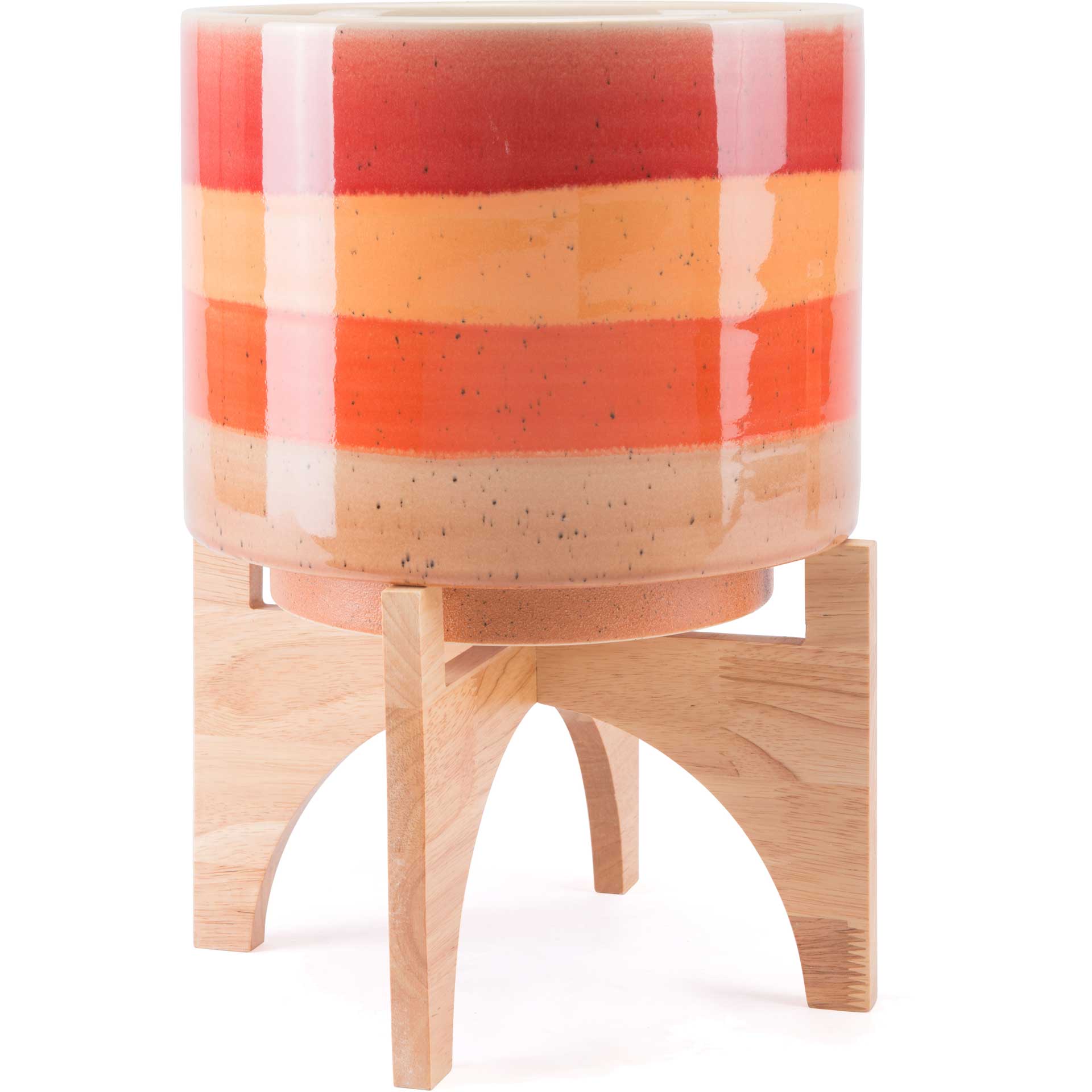 Desert Stripes Planter Orange