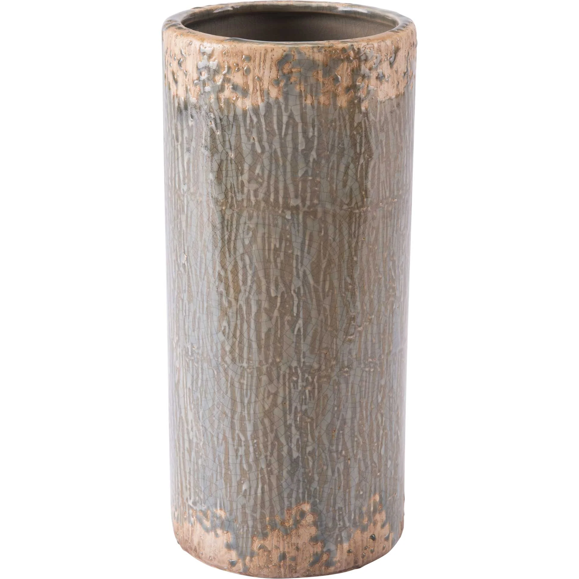 Distressed Blue Vase Distressed Blue