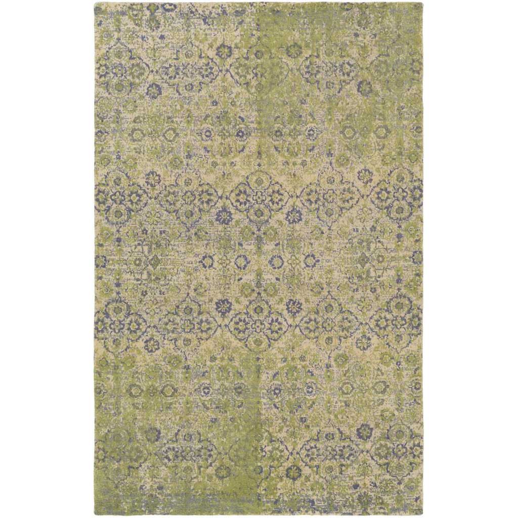 Edith Cream/Lime/Denim Area Rug