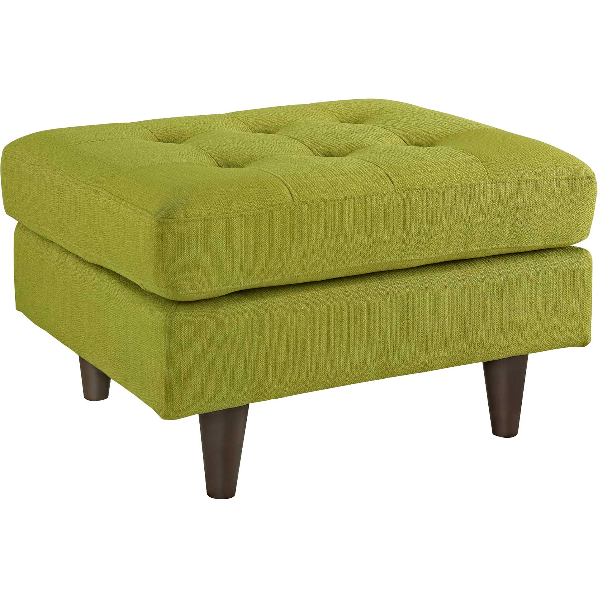 Era Rectangular Upholstered Fabric Ottoman Wheatgrass