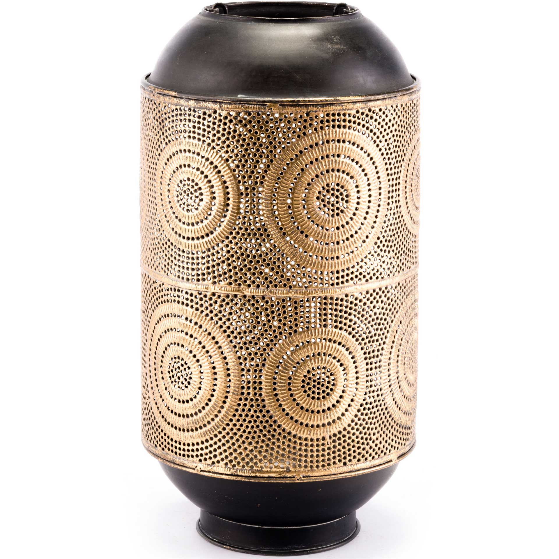 Espiral Candle Holder Antique Gold