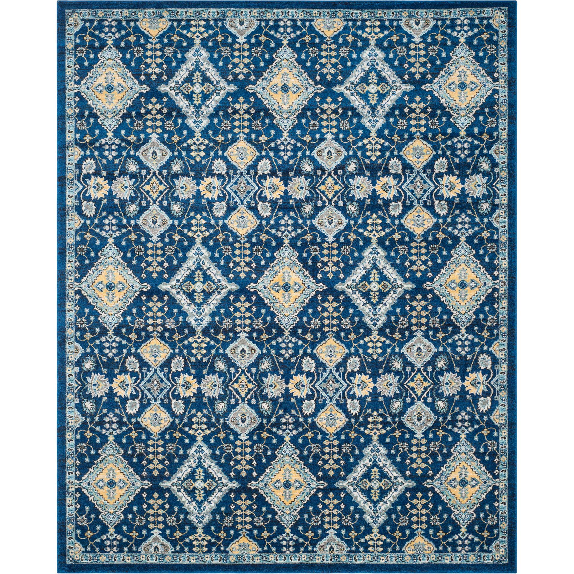 Evoke Blue/Ivory Area Rug