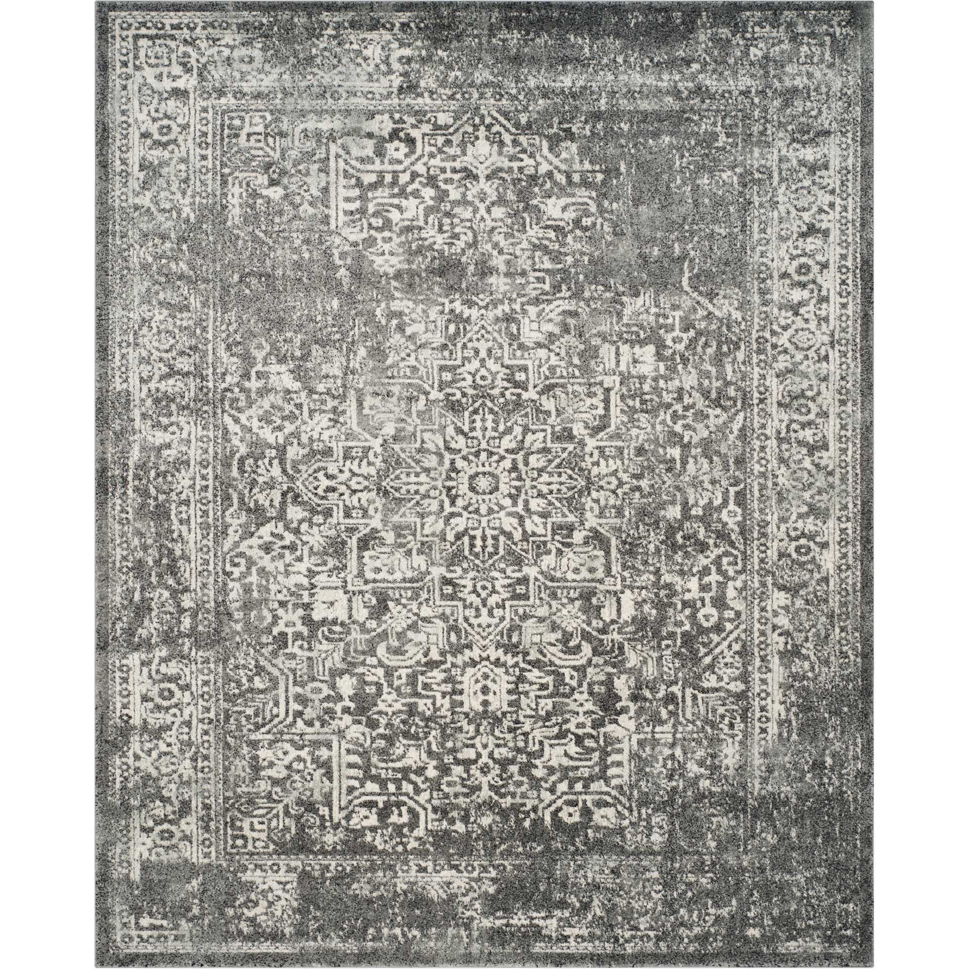 Evoke Oriental Gray/Ivory Area Rug