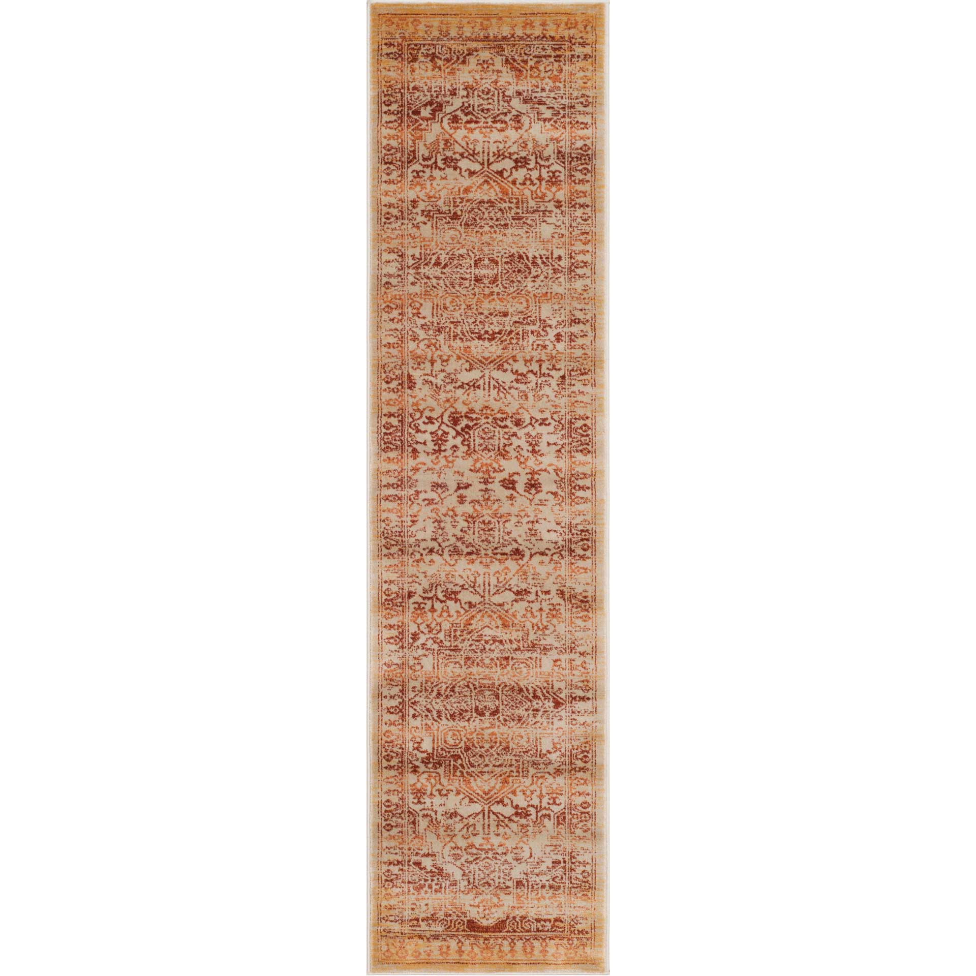 Evoke Rust/Creme Runner Rug