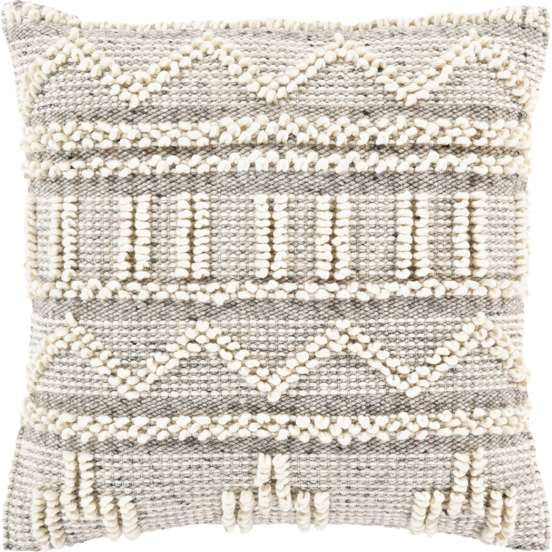 Faisal Pillow Cream/Khaki/Black