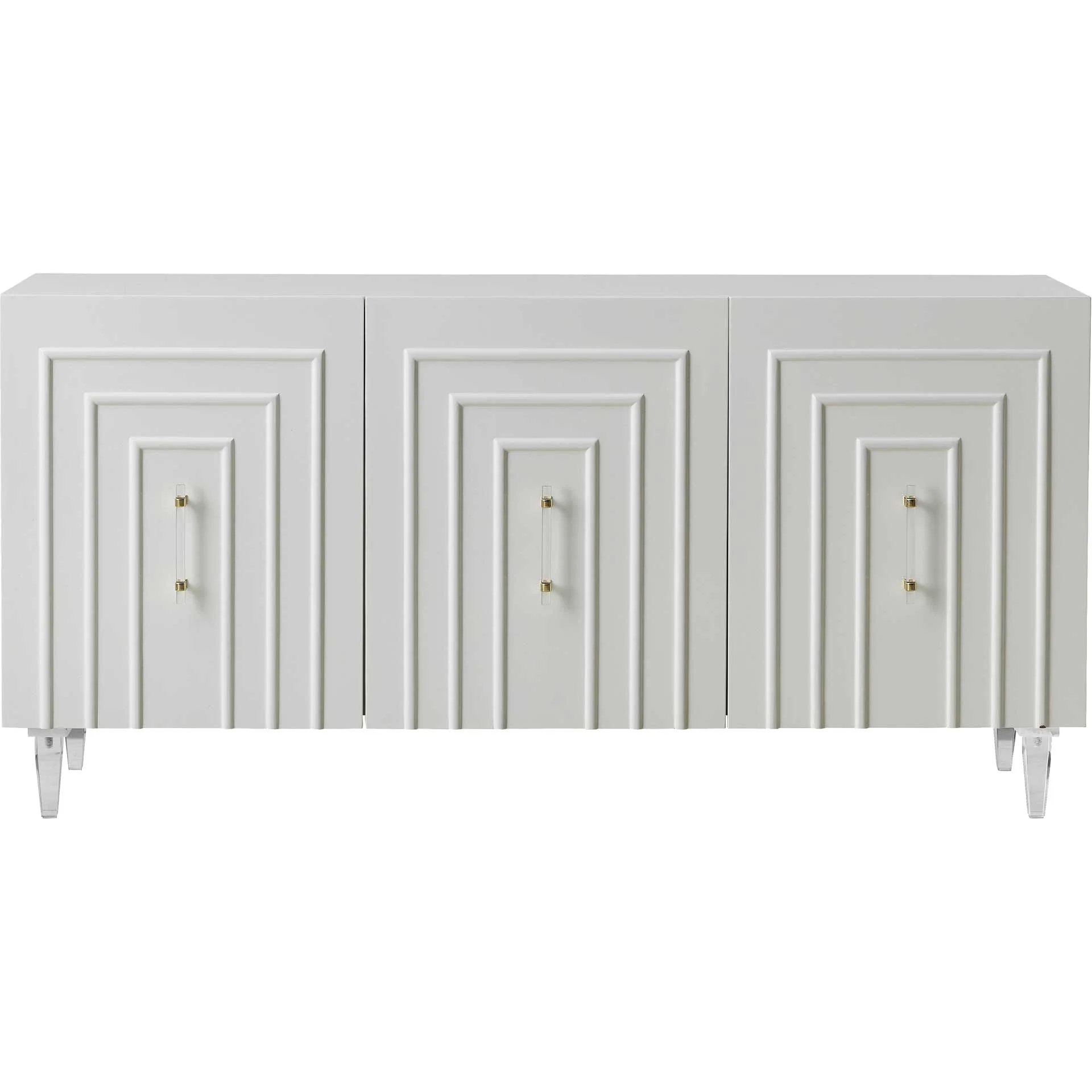 Faryn Lacquer Buffet White