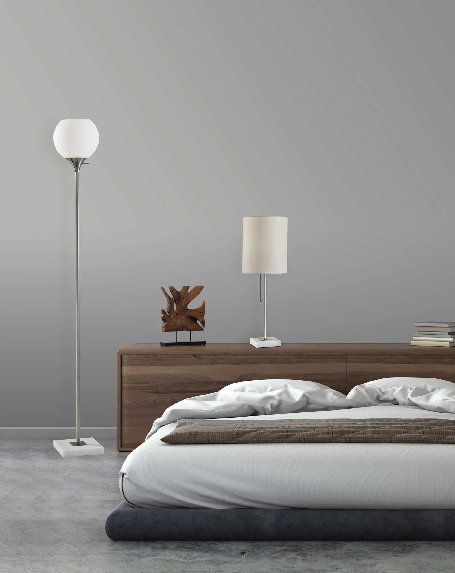 Fife Table Lamp Brushed Steel - Image 3