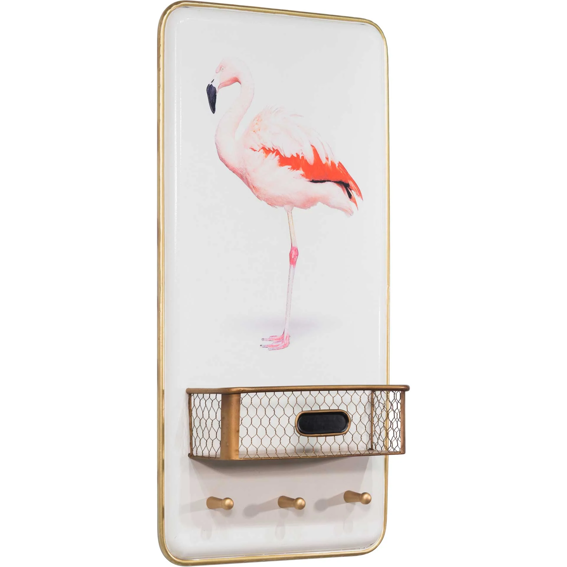 Flamingo Wall Decor Multicolor