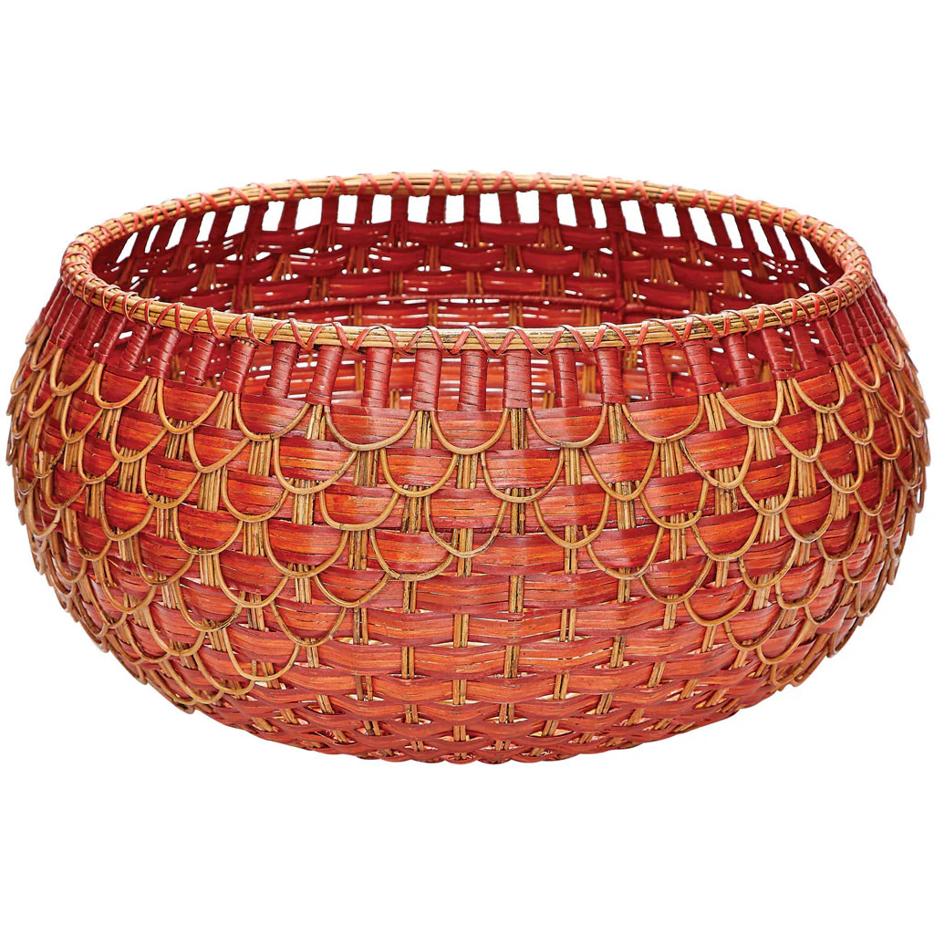 Fleming Scale Basket Red/Orange