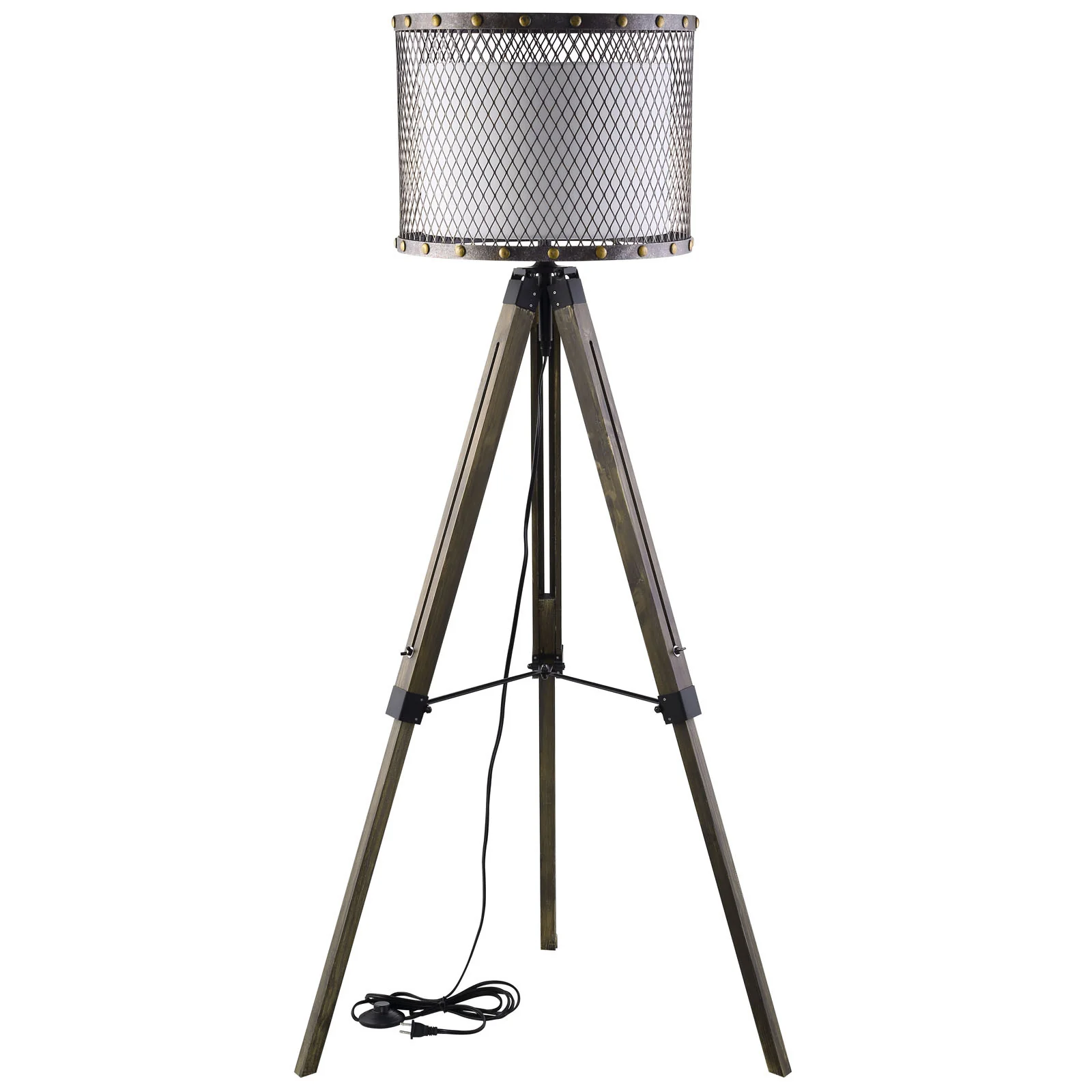 Foresight Floor Lamp Antique Silver