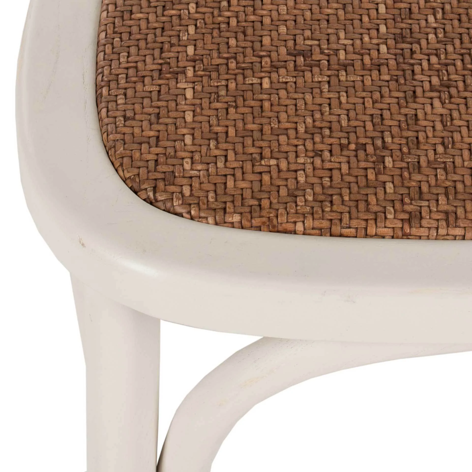 Frederick X Back Farmhouse Chair Distressed Ivory (Set of 2) - Image 5