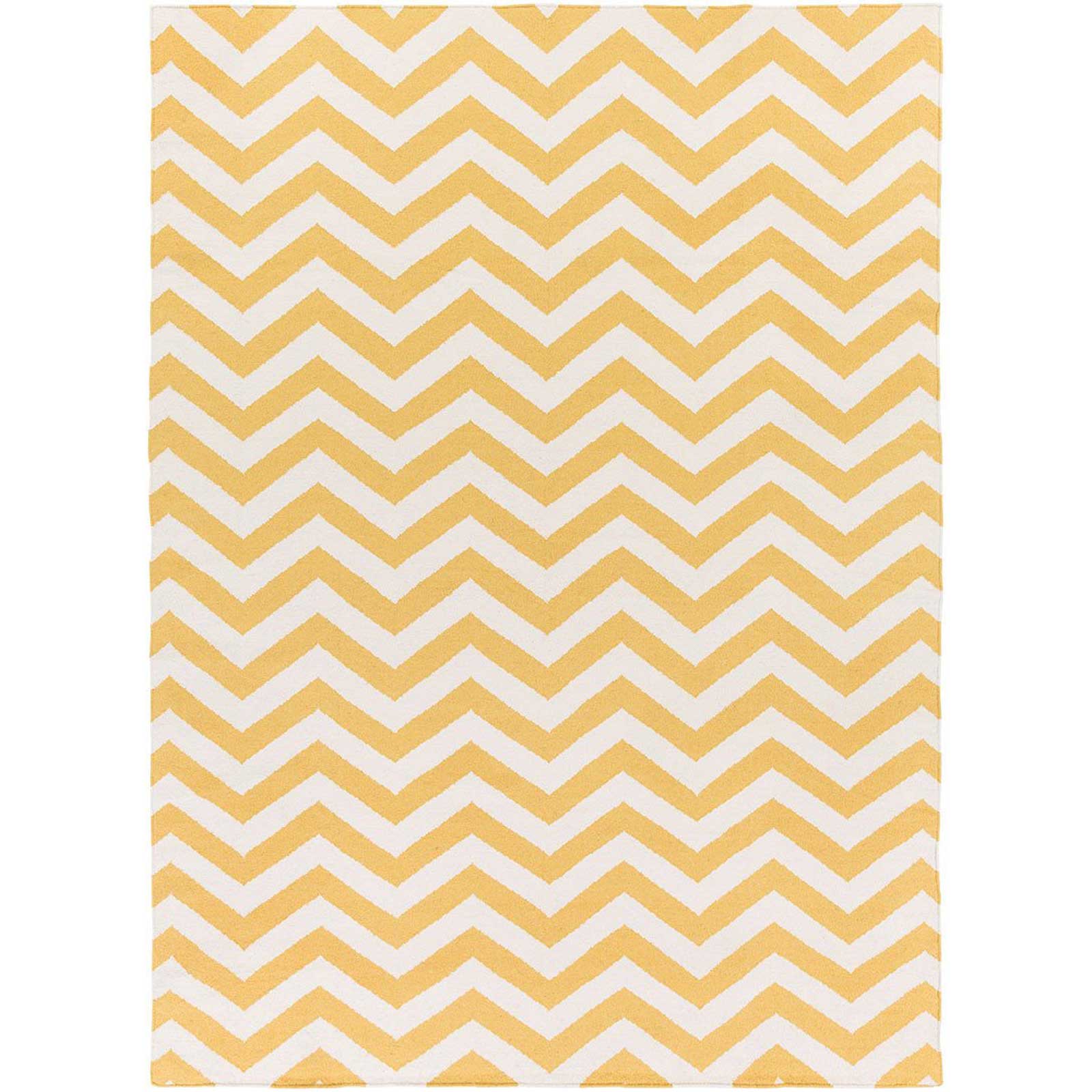 Frontier Chevron Gold/Ivory Area Rug