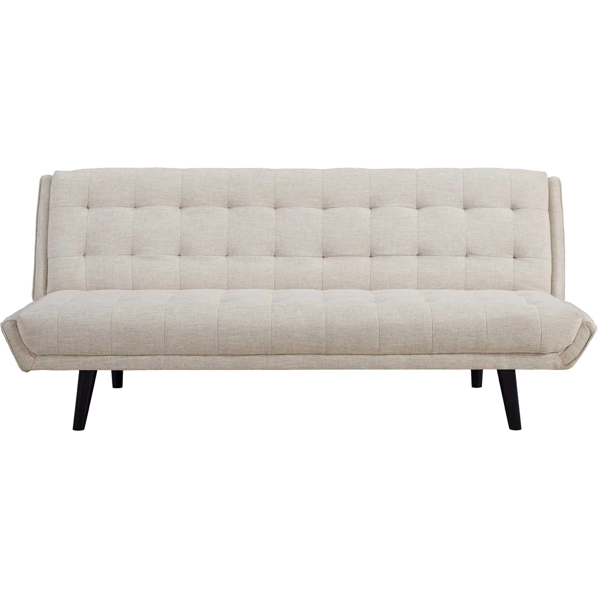 Gather Tufted Convertible Fabric Sofa Bed Beige