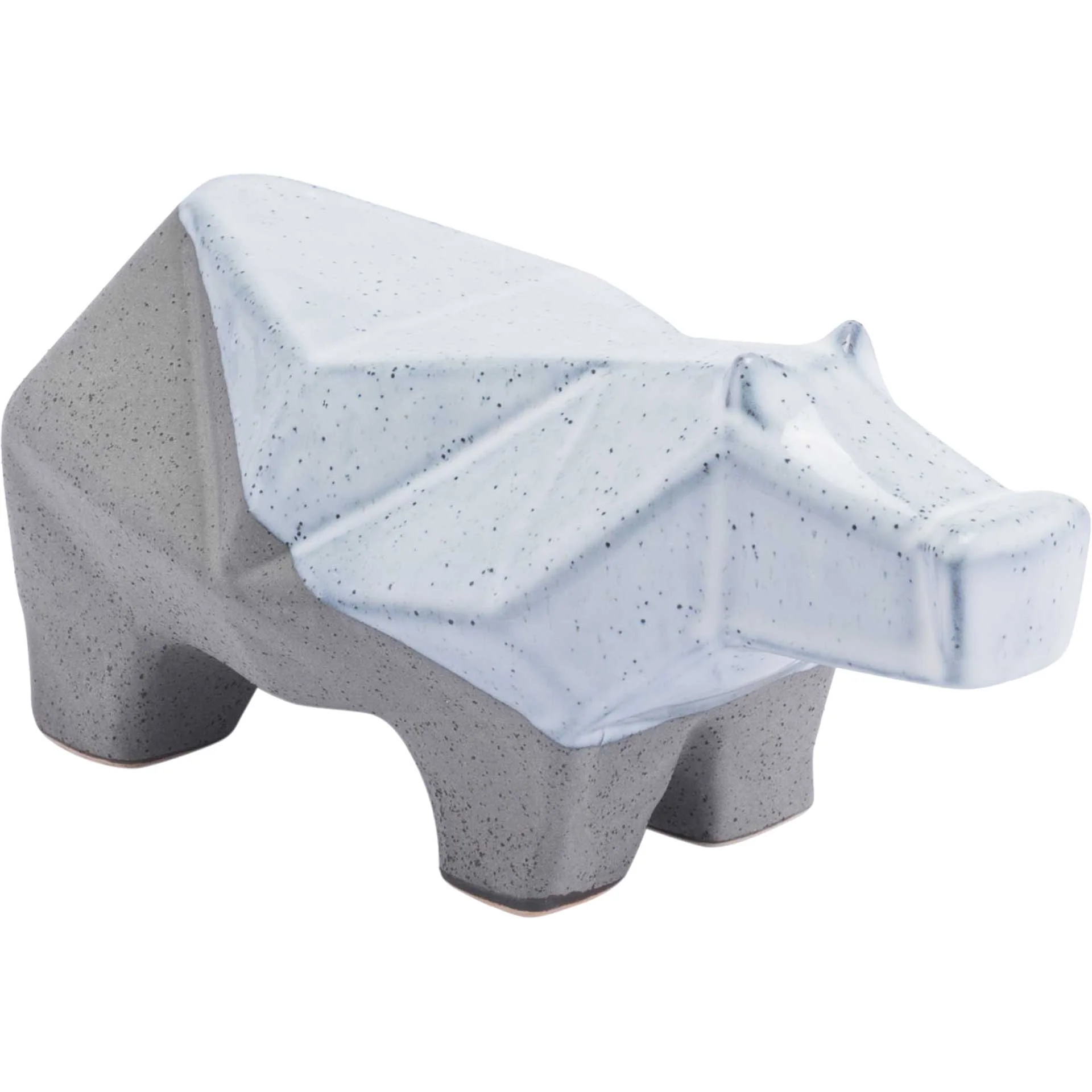 Geo Hippo White/Gray