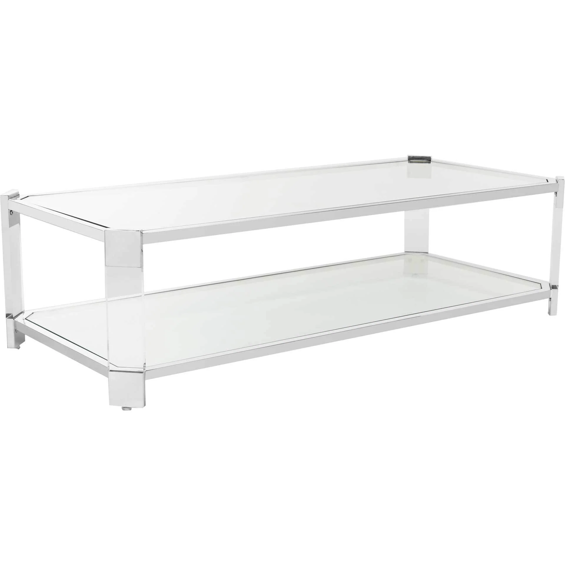 Giada Coffee Table Silver / Clear