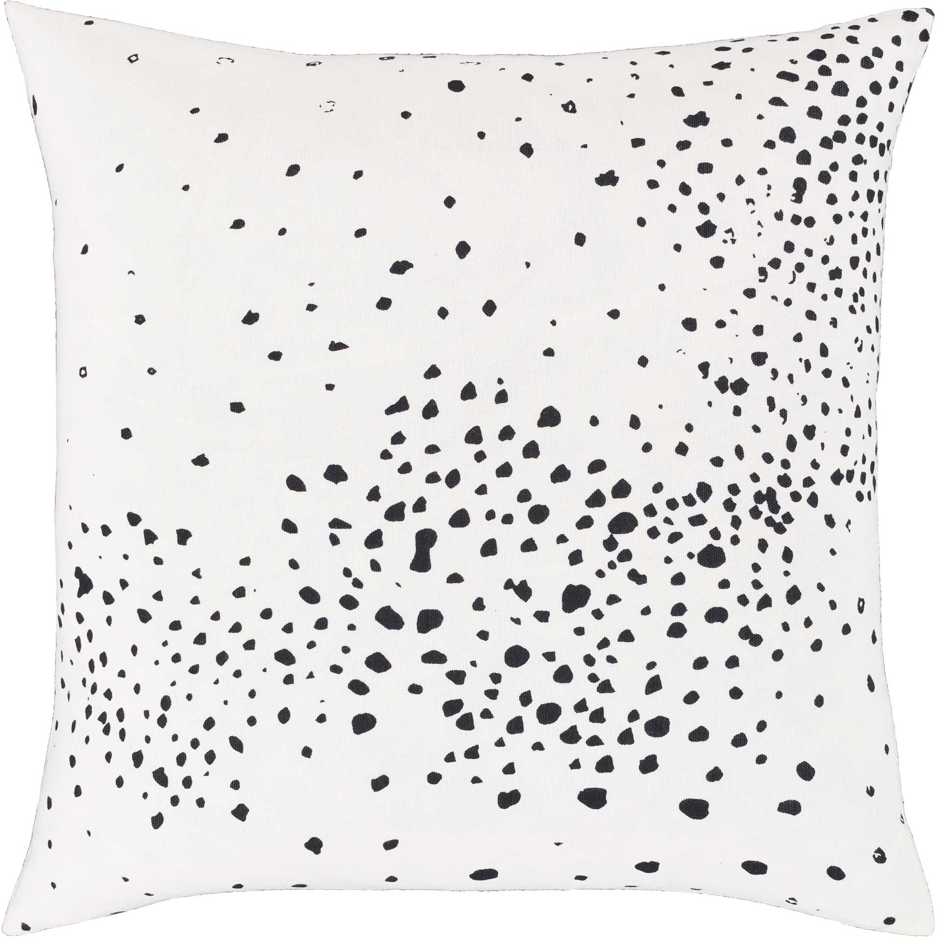 Graphic Abstract Pillow White/Black