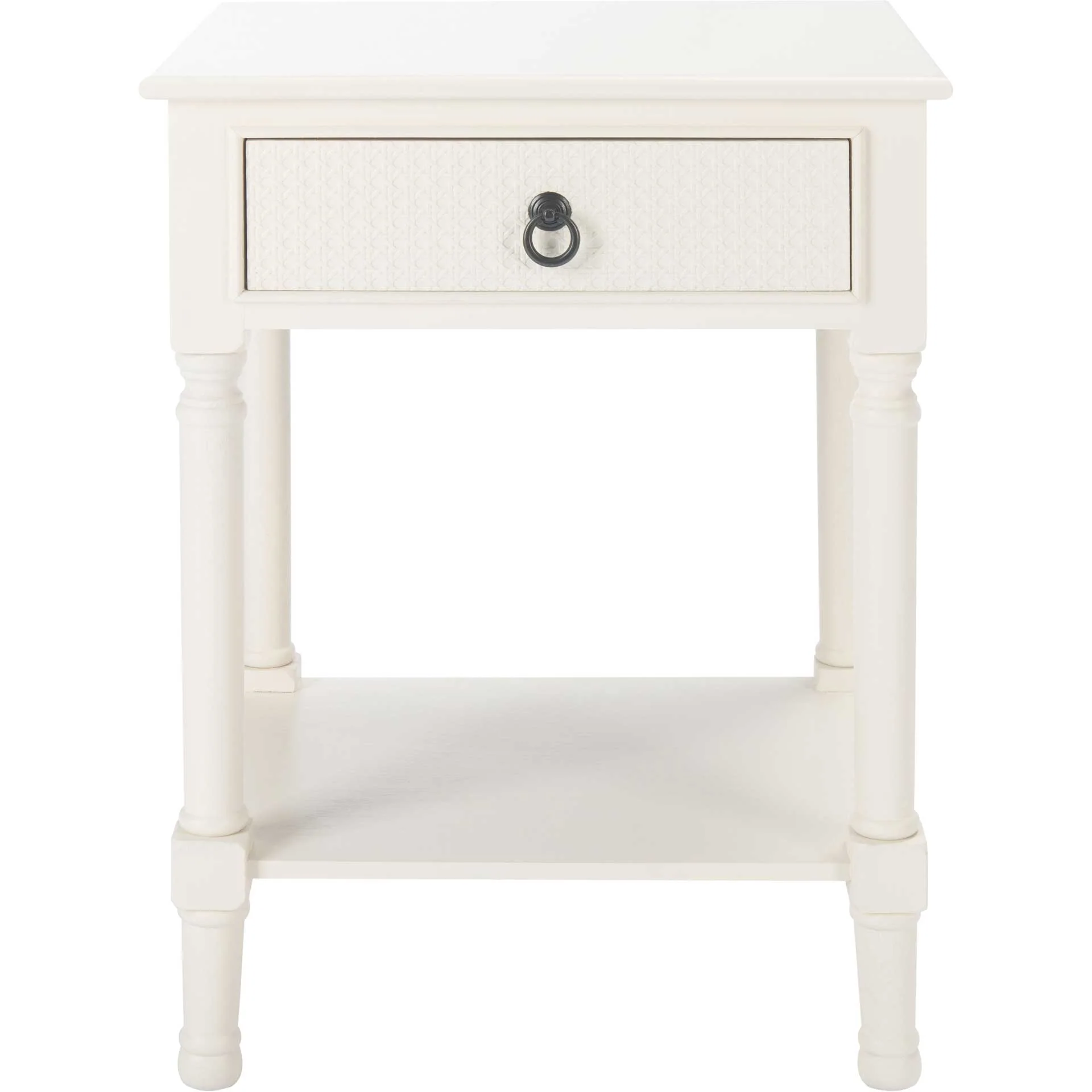 Hale 1 Drawer Accent Table White