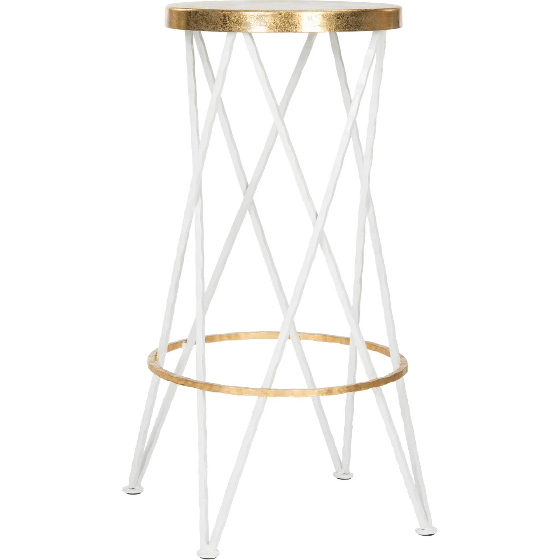 Hector Bar Stool White/Gold