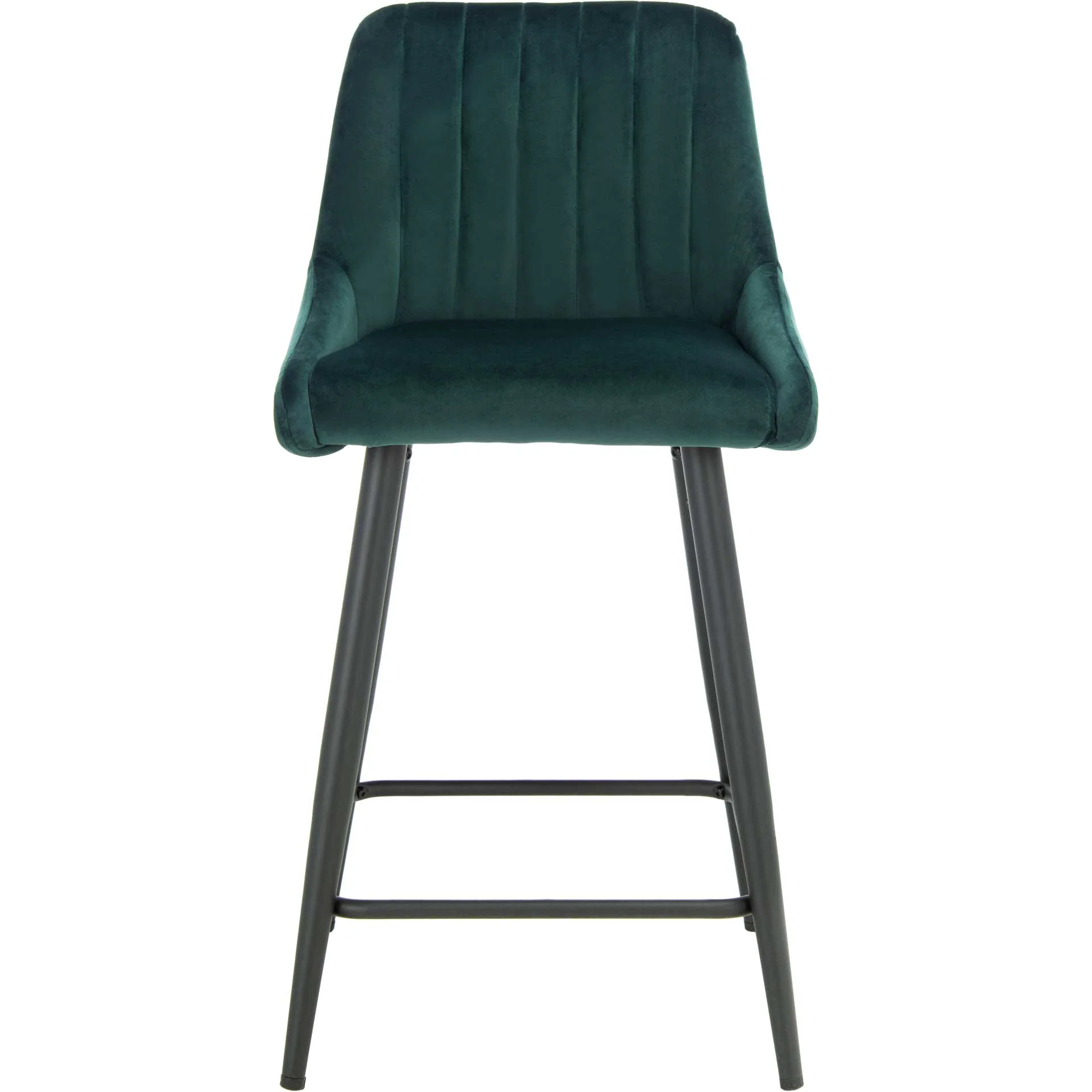 Hegarty Counter Stool Malachite Green/Black