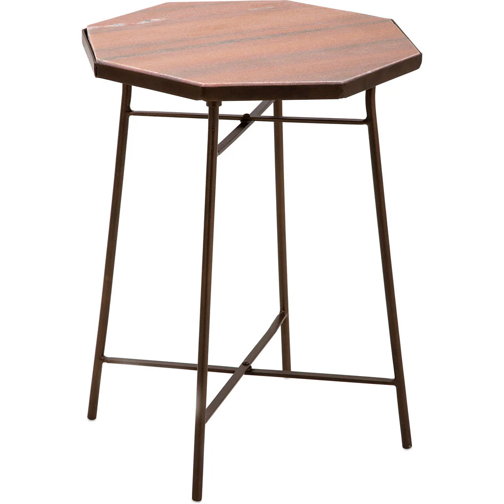 Heston Marble Top Side Table