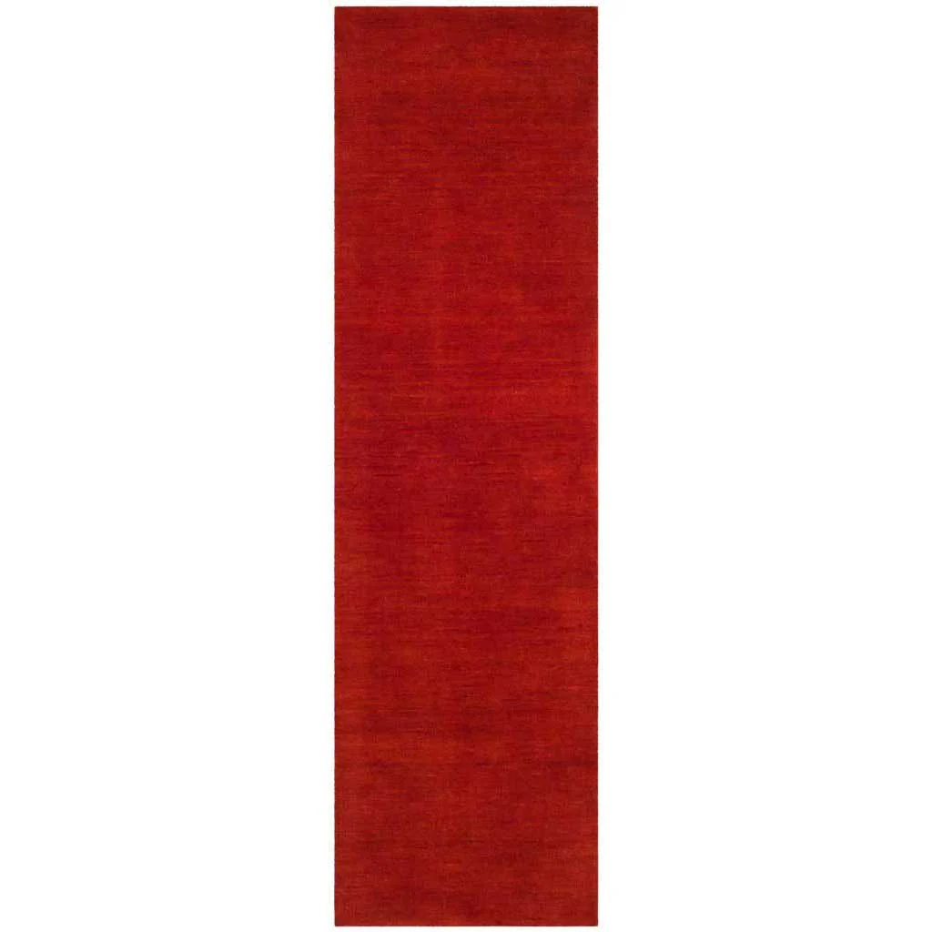 Himalaya Solid Red Runner Rug