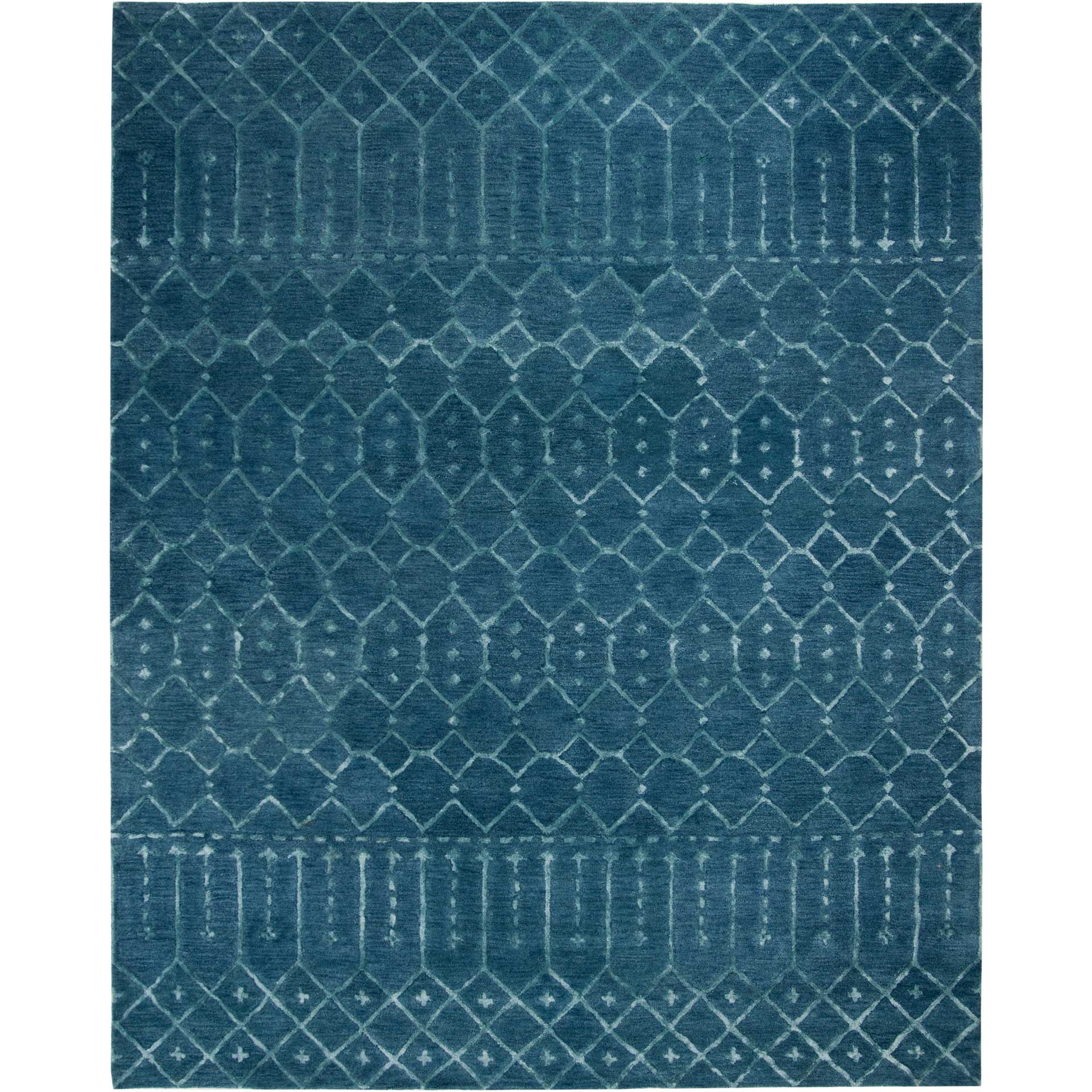 Himalaya Tribal Navy/Silver Area Rug
