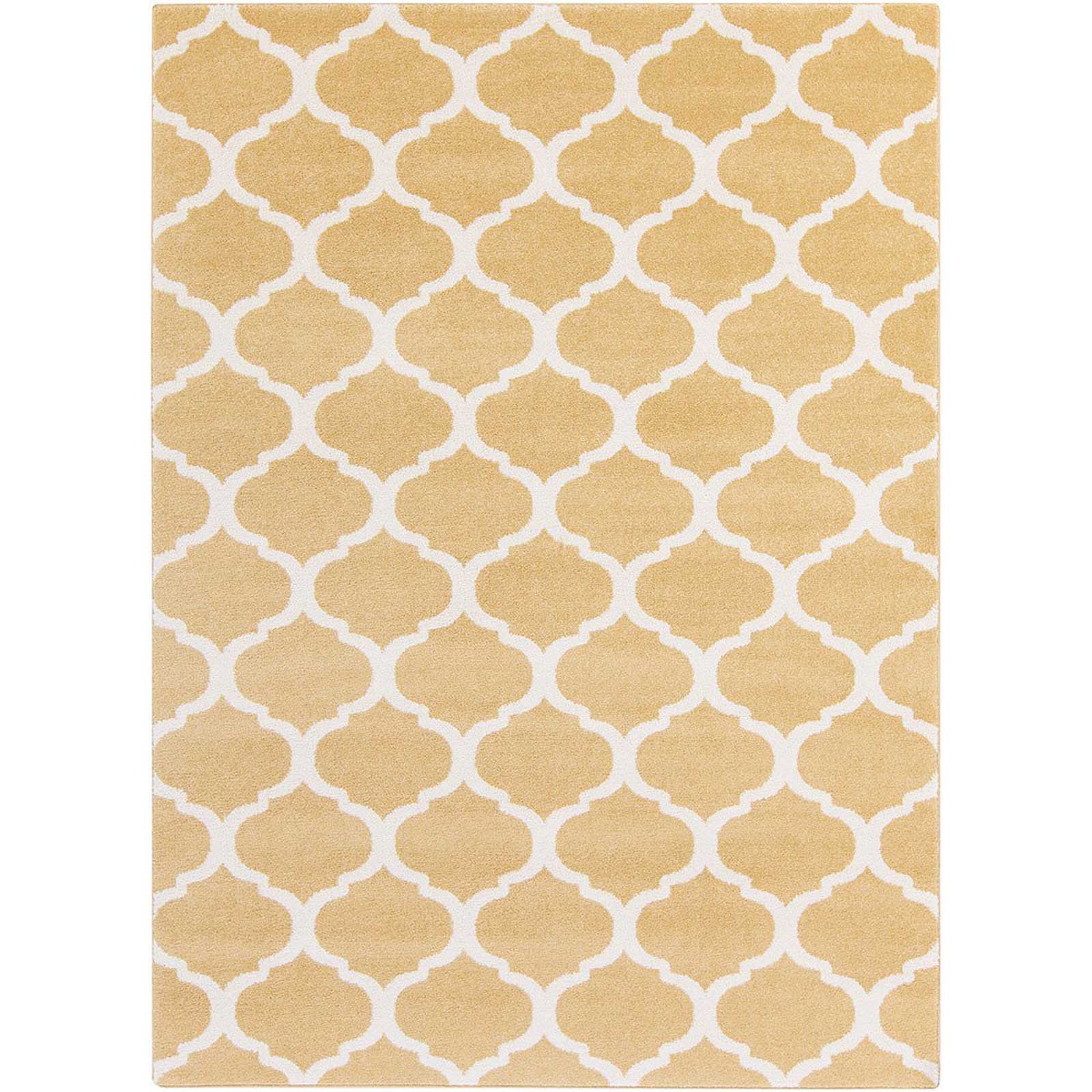 Horizon Lattice Gold/Ivory Area Rug