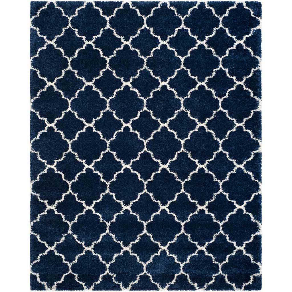 Hudson Shag Navy/Ivory Area Rug