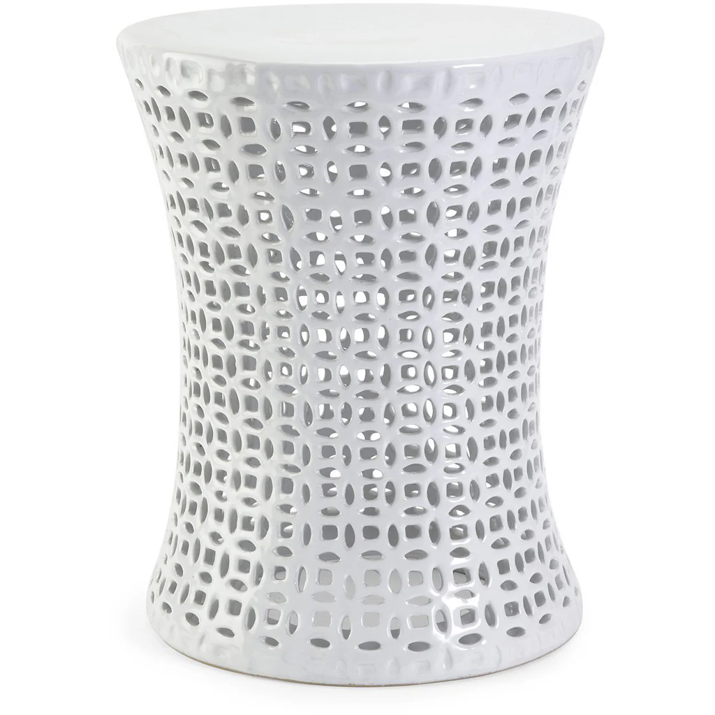 Huron Cutwork Garden Stool