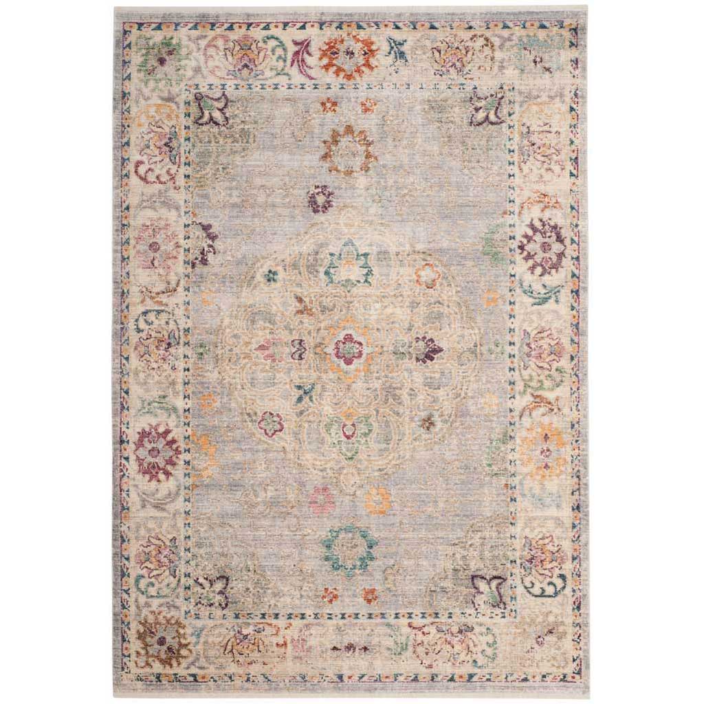Illusion Light Gray/Cream Area Rug