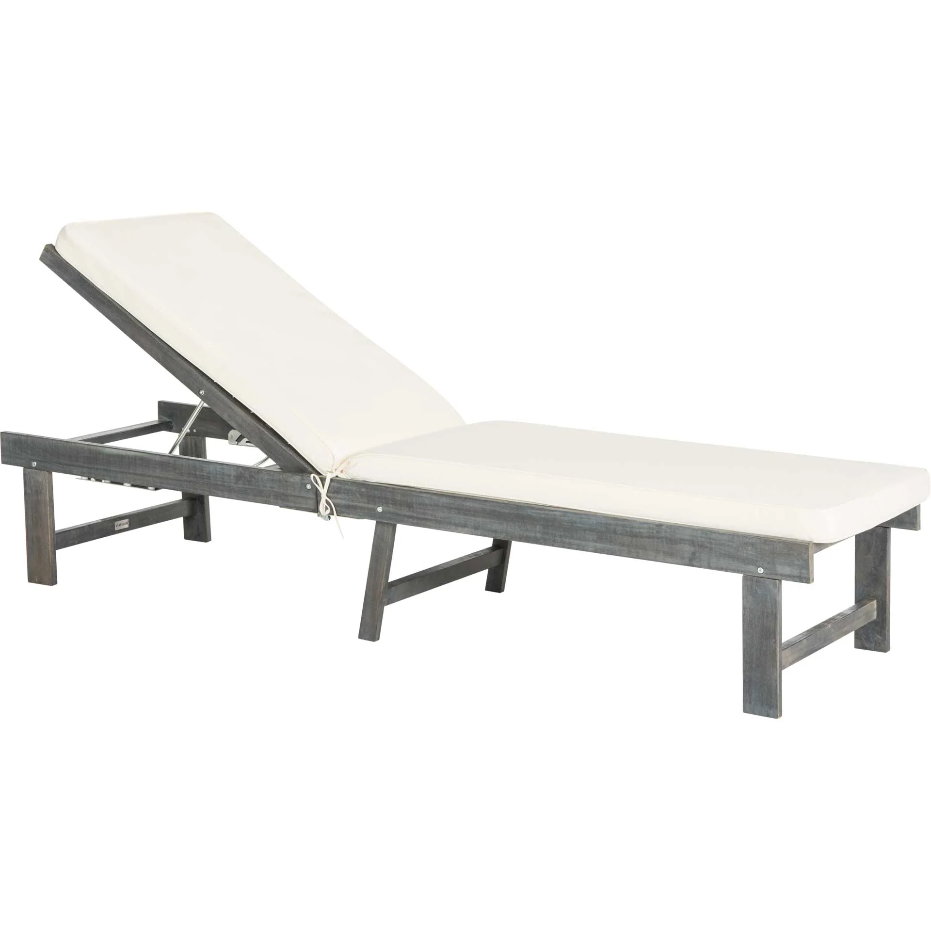 Inaki Chaise Lounge Chair Ash Gray/Beige
