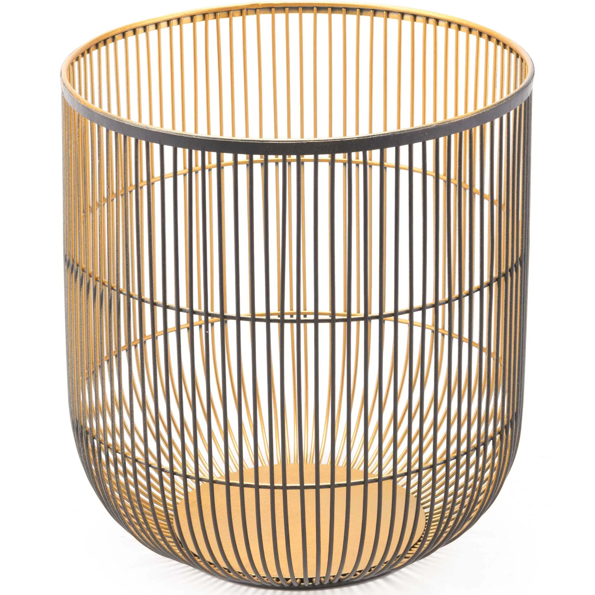 Jaula Candle Holder Matte Black/Gold